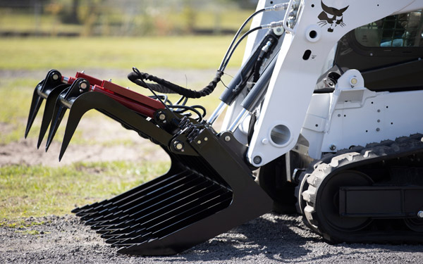 heavy duty grapple for skid steer